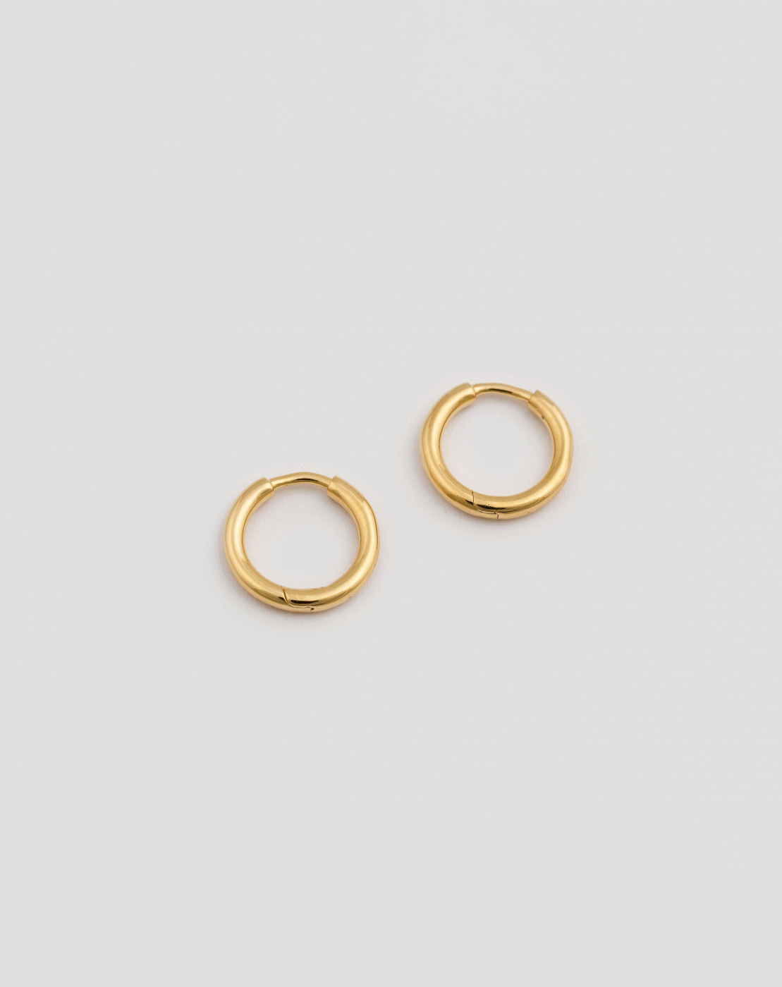 Beloved Fat Small Hoops Gold