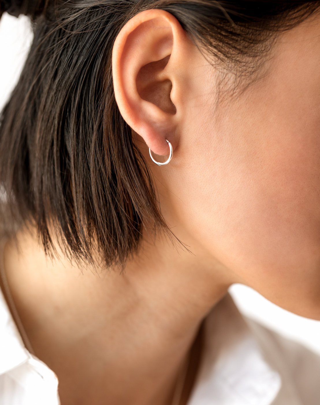 Beloved Small Hoops Silver