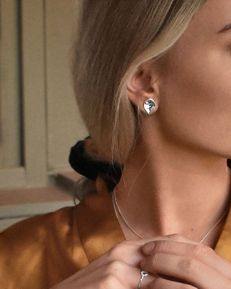 Gaias Grace Earring fixed silver
