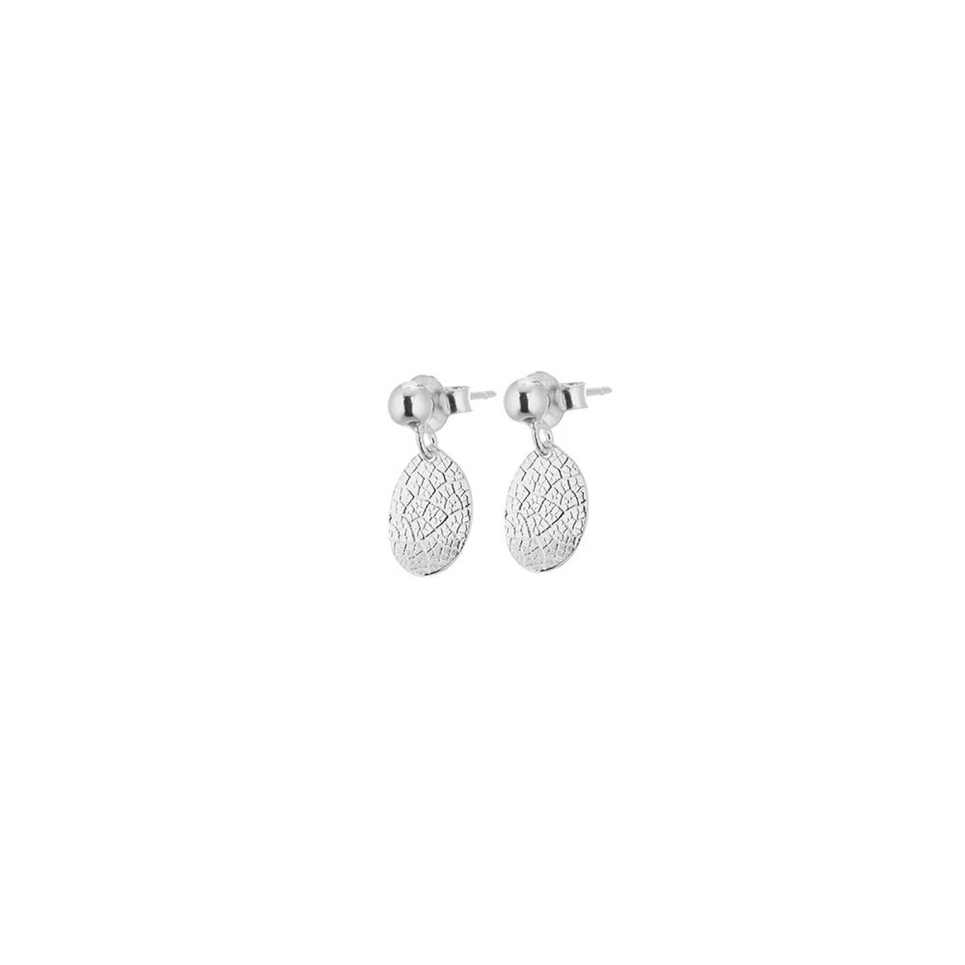Leaf drop Earring silver