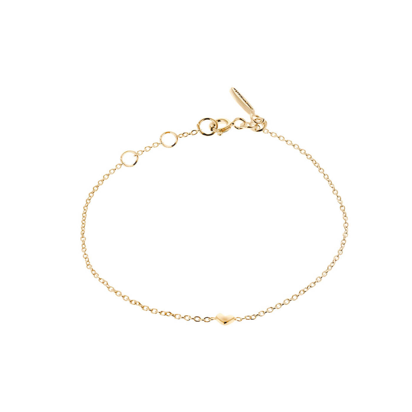 Loving Heart drop Bracelets Gold