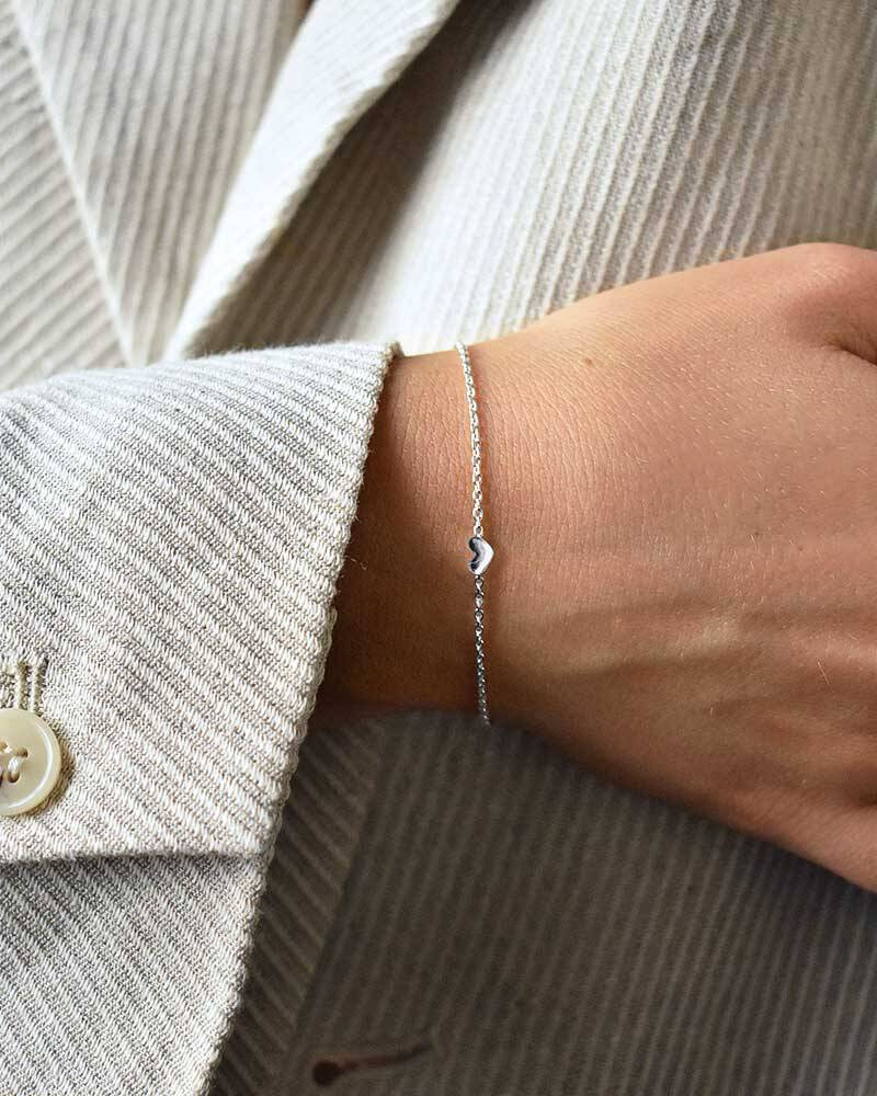 Loving Heart drop Bracelets silver