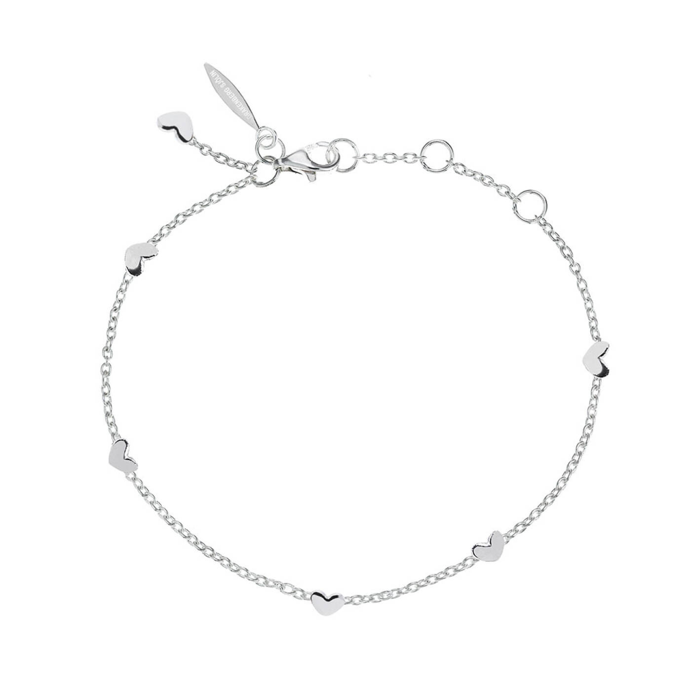 Loving heart drop full Bracelets silver