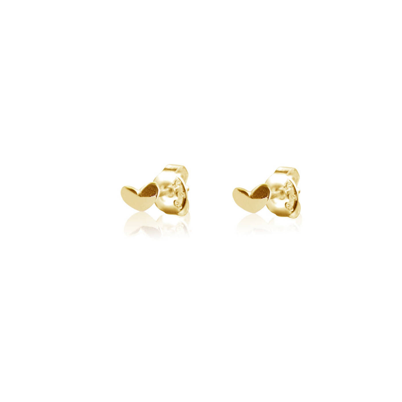 Loving Heart drop Earring Gold