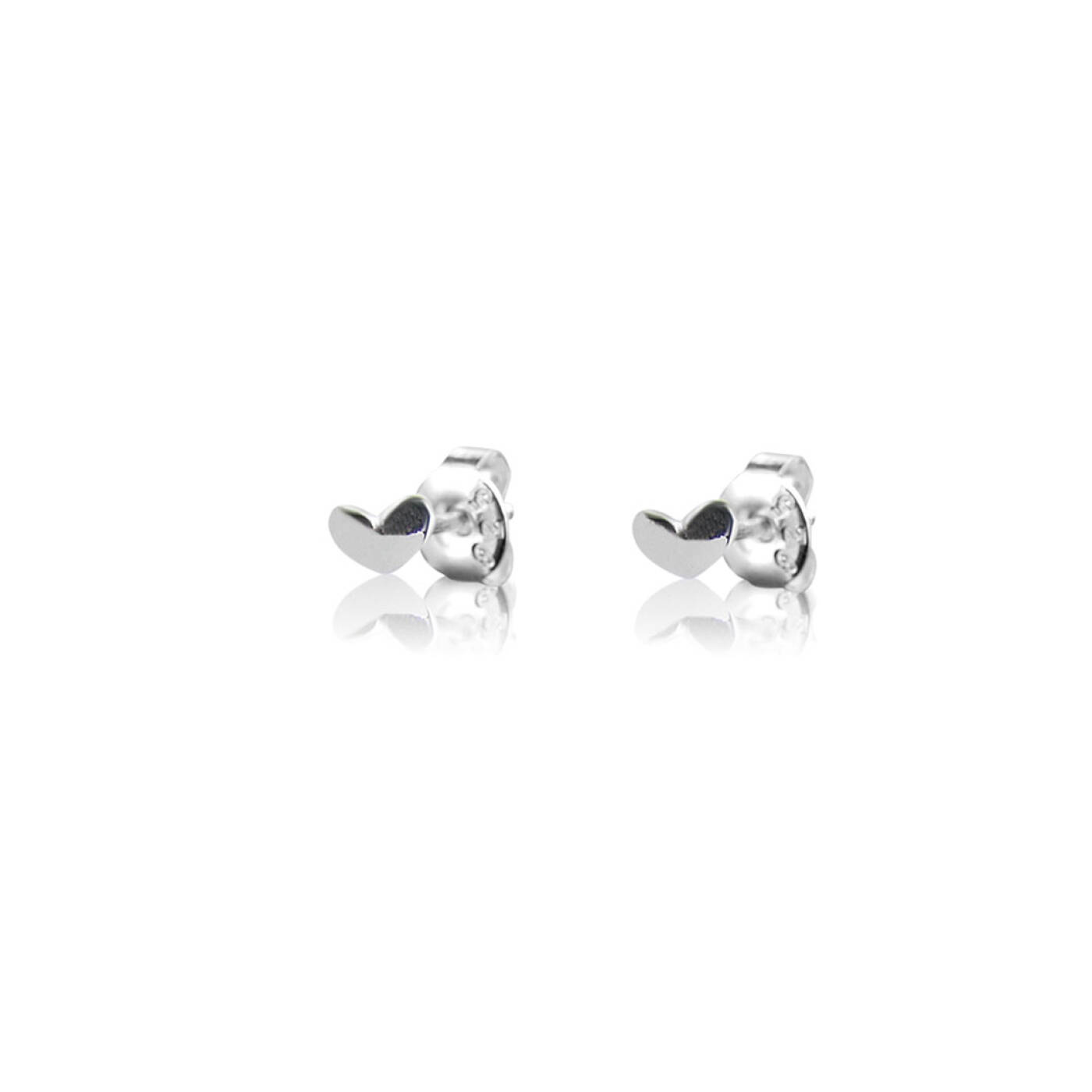 Loving Heart drop Earring silver