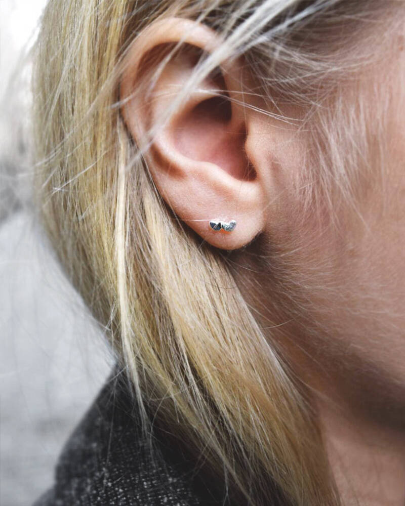 Loving heart Earring silver