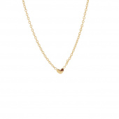 Loving Heart drop Necklaces Gold