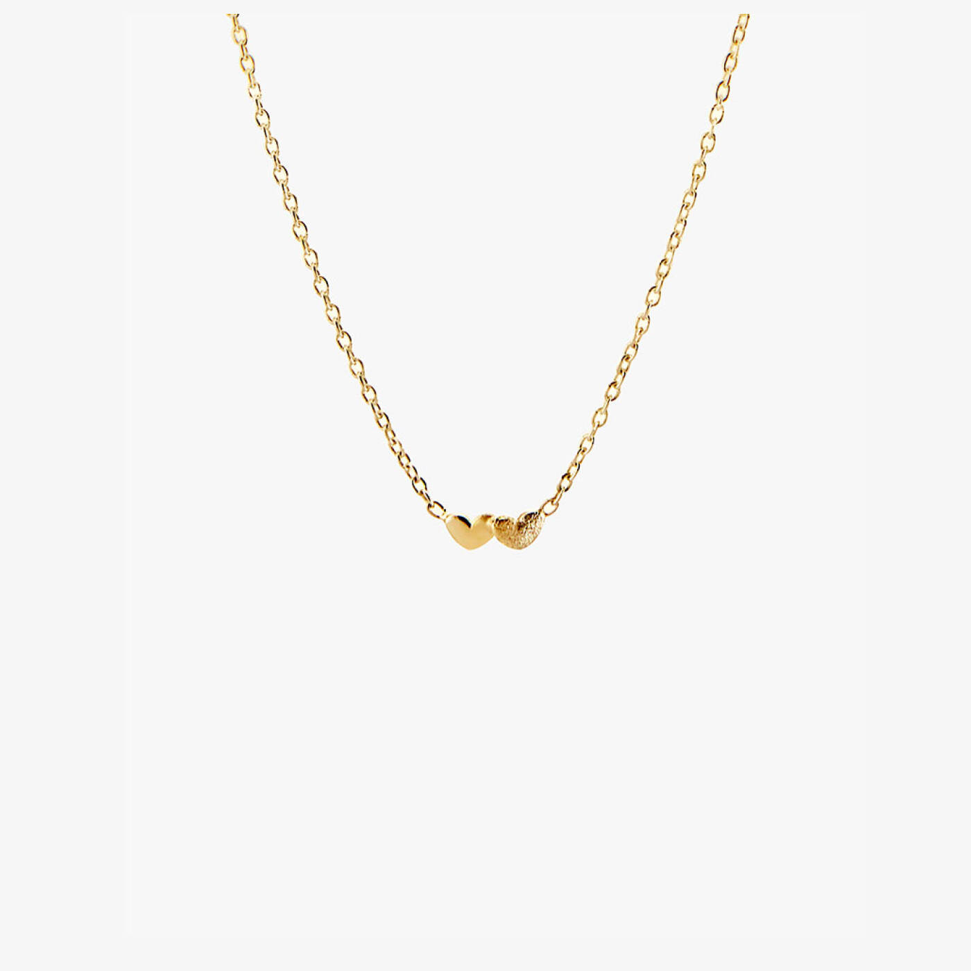 Loving heart Necklaces Gold