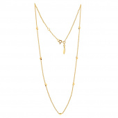 Loving heart drop full Necklaces Gold