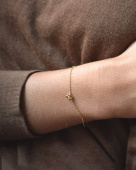 Le knot drop Bracelets Gold