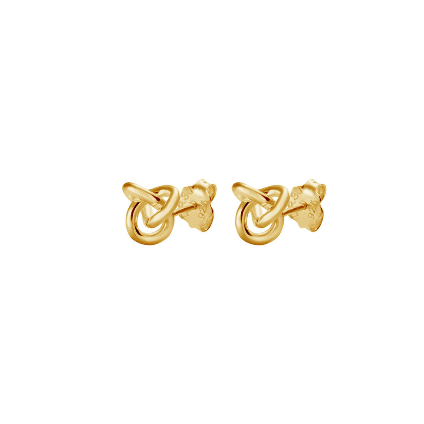 Le knot drop Earring Gold