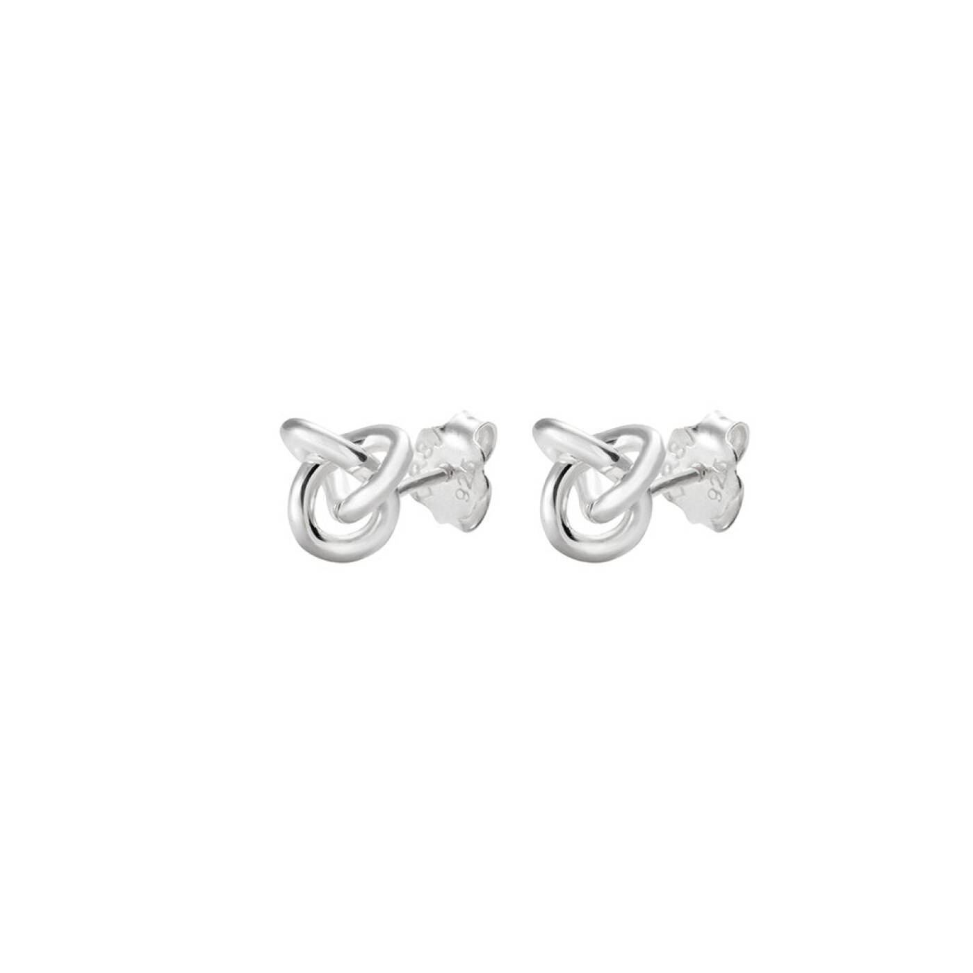 Le knot drop Earring silver