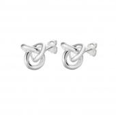 Le knot Earring silver