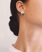 Le knot Earring silver