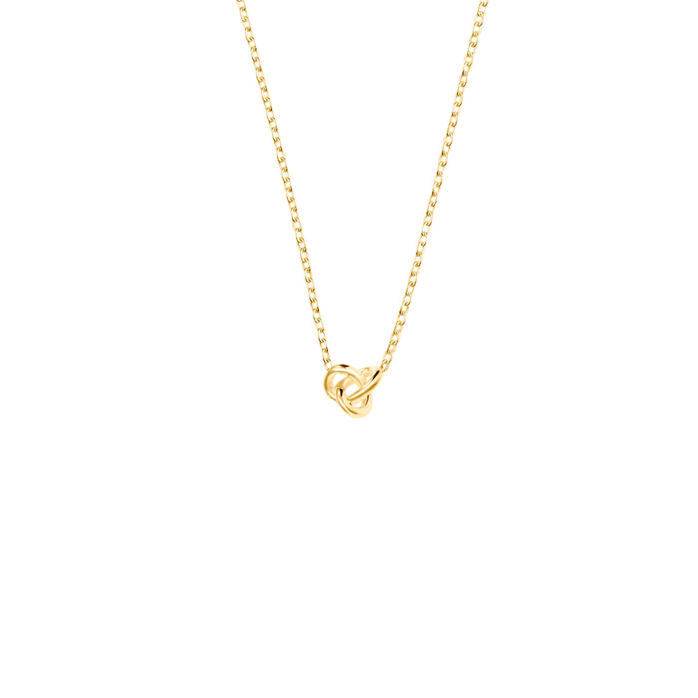 Le knot drop Necklaces Gold