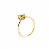 Le knot drop ring Gold