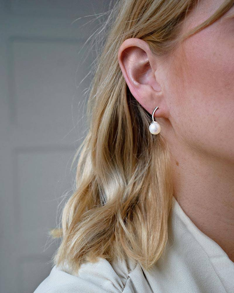 Le pearl Earring silver