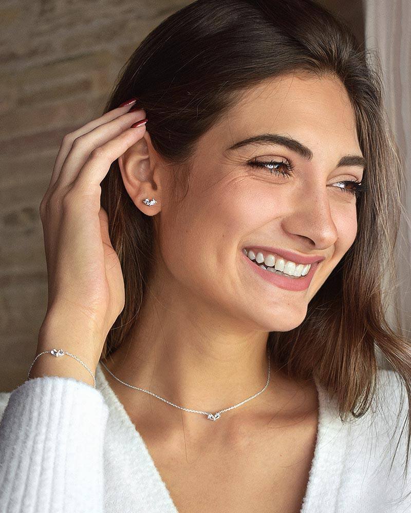 Love Heart Earring silver