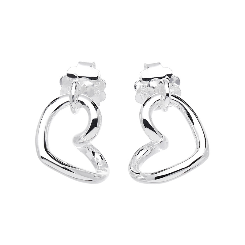 Love Vibe studs Earrings Silver