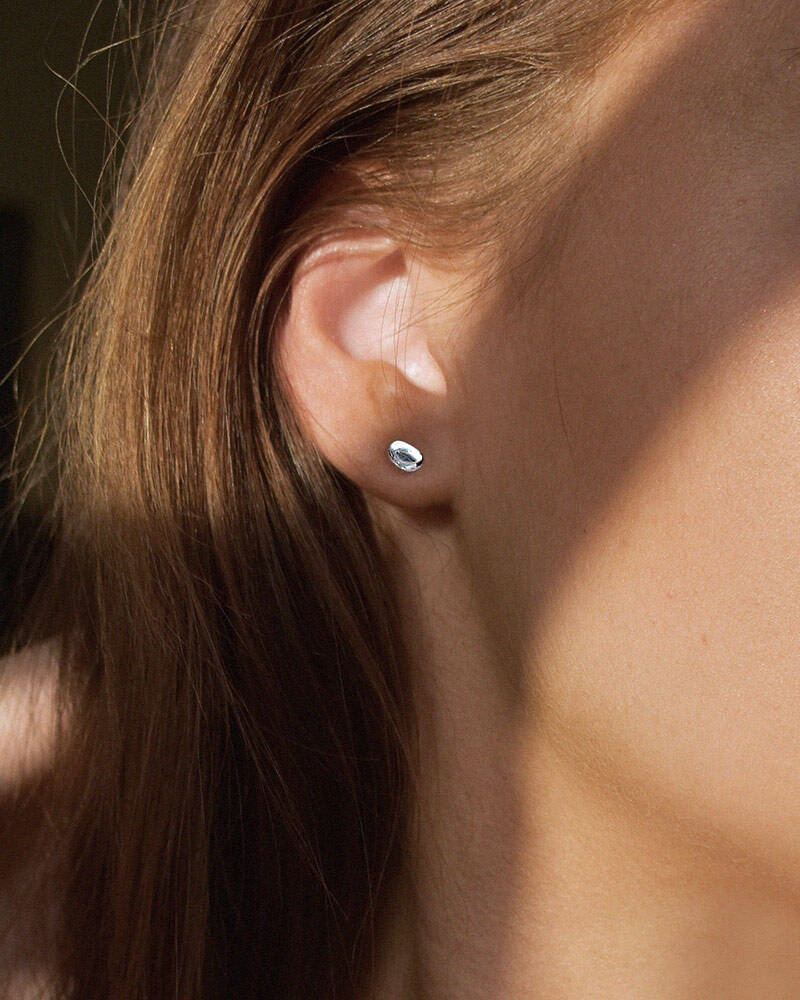 Morning Dew petite Earring silver