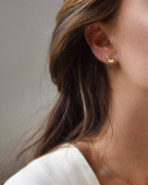 Morning Dew small Earring Gold
