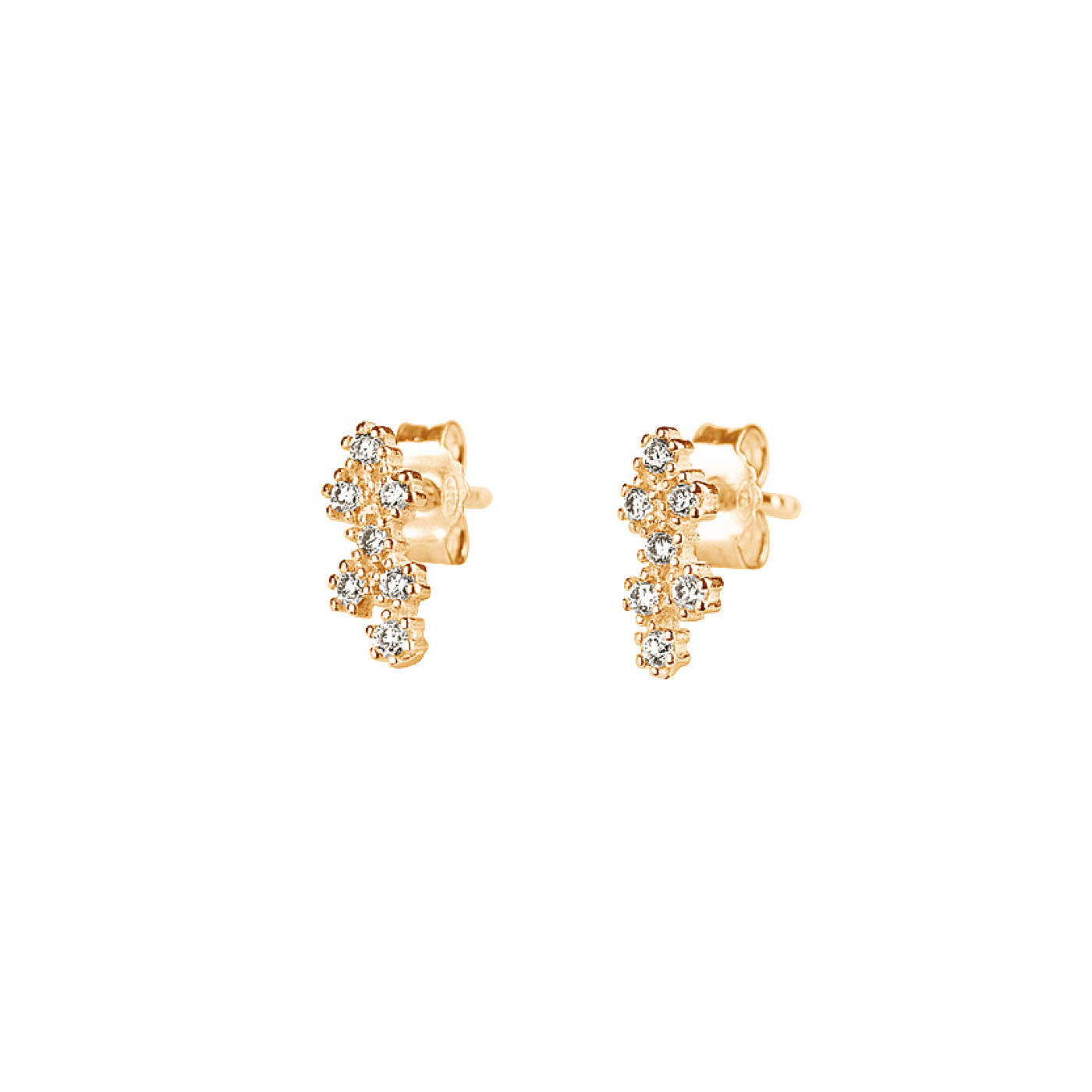 Milky Way drop Earring Gold