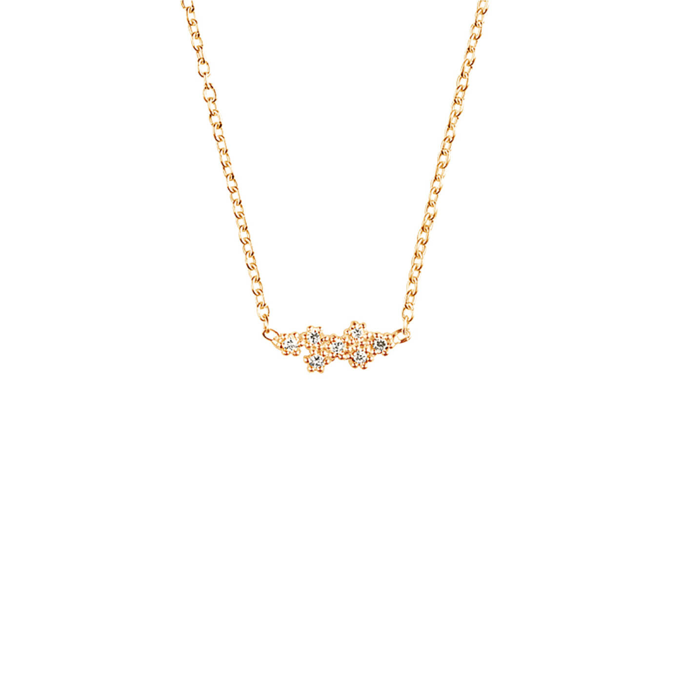 Milky Way drop Necklaces Gold