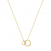 Mini Circle Necklaces (Gold) 40-45 cm