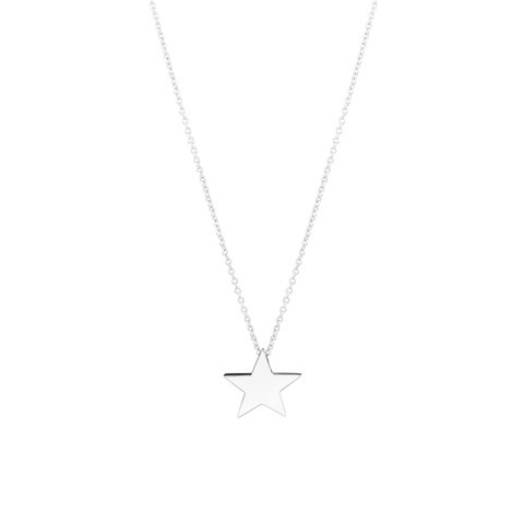 Star Large Necklaces (silver) 42 cm