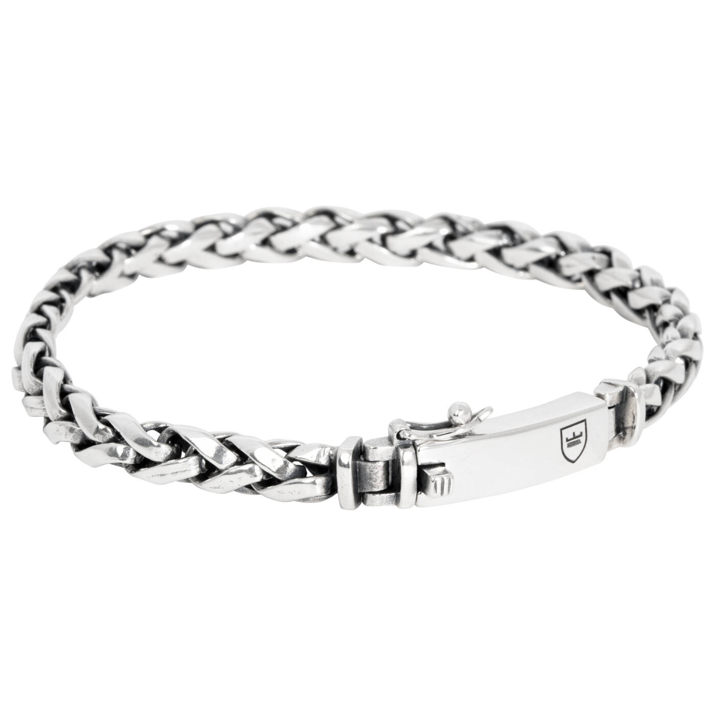 SilverBracelets flätat