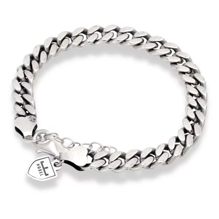 SilverBracelets pansar 19,5+3cm