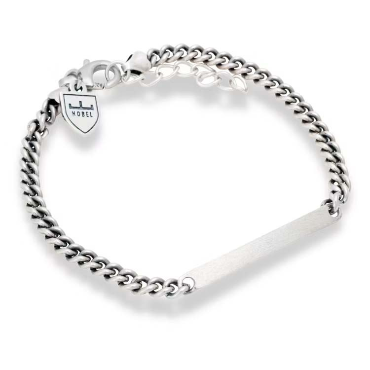 SilverBracelets bricka 19,5+3cm