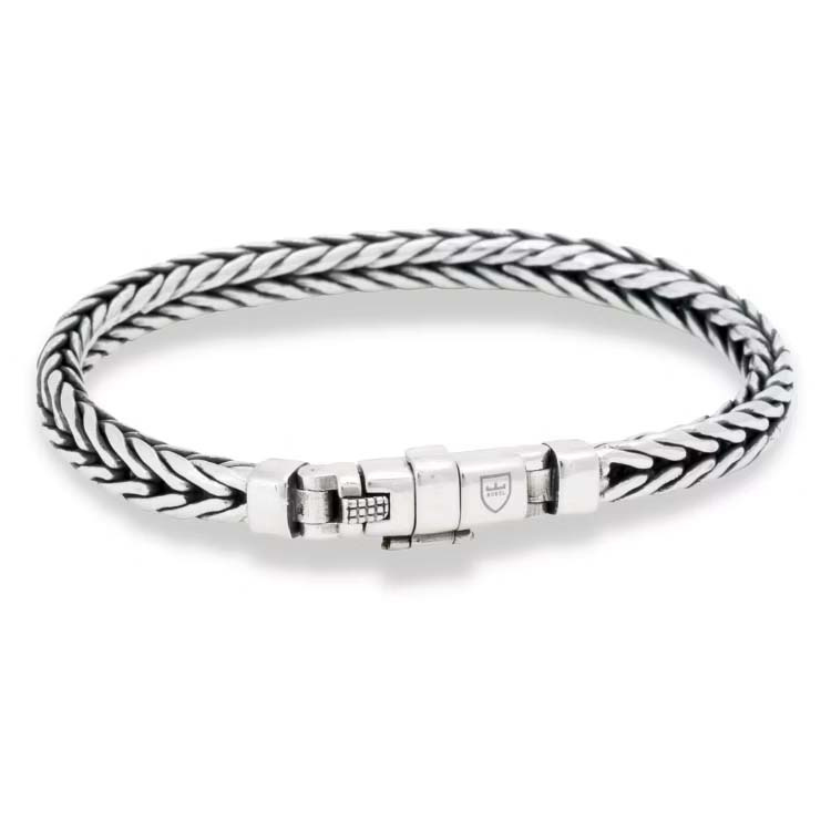 SilverBracelets flätat
