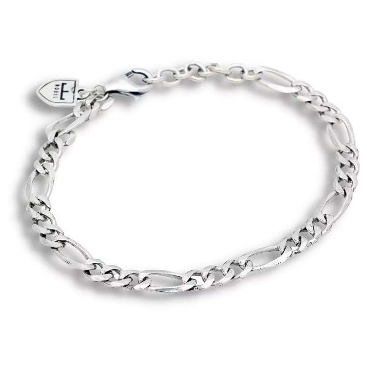 SilverBracelets Figaro 19,5+3cm
