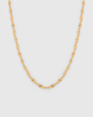 Herringbone Twisted Necklaces Gold