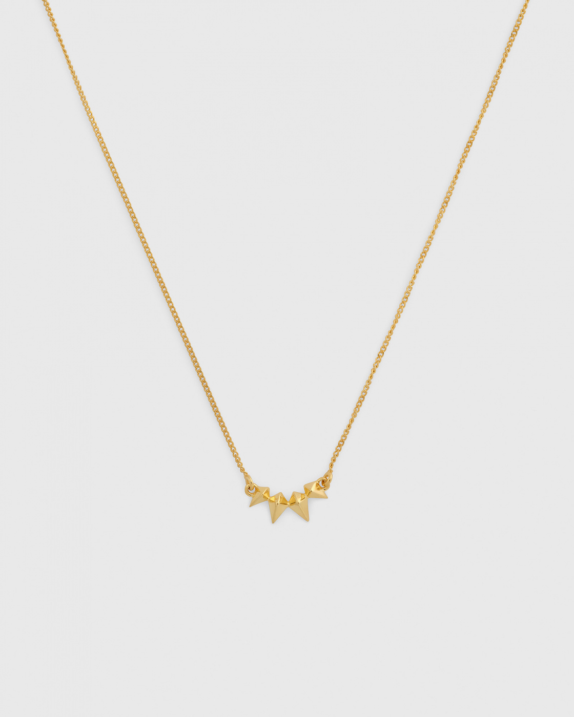 Uma Spike Necklaces Gold