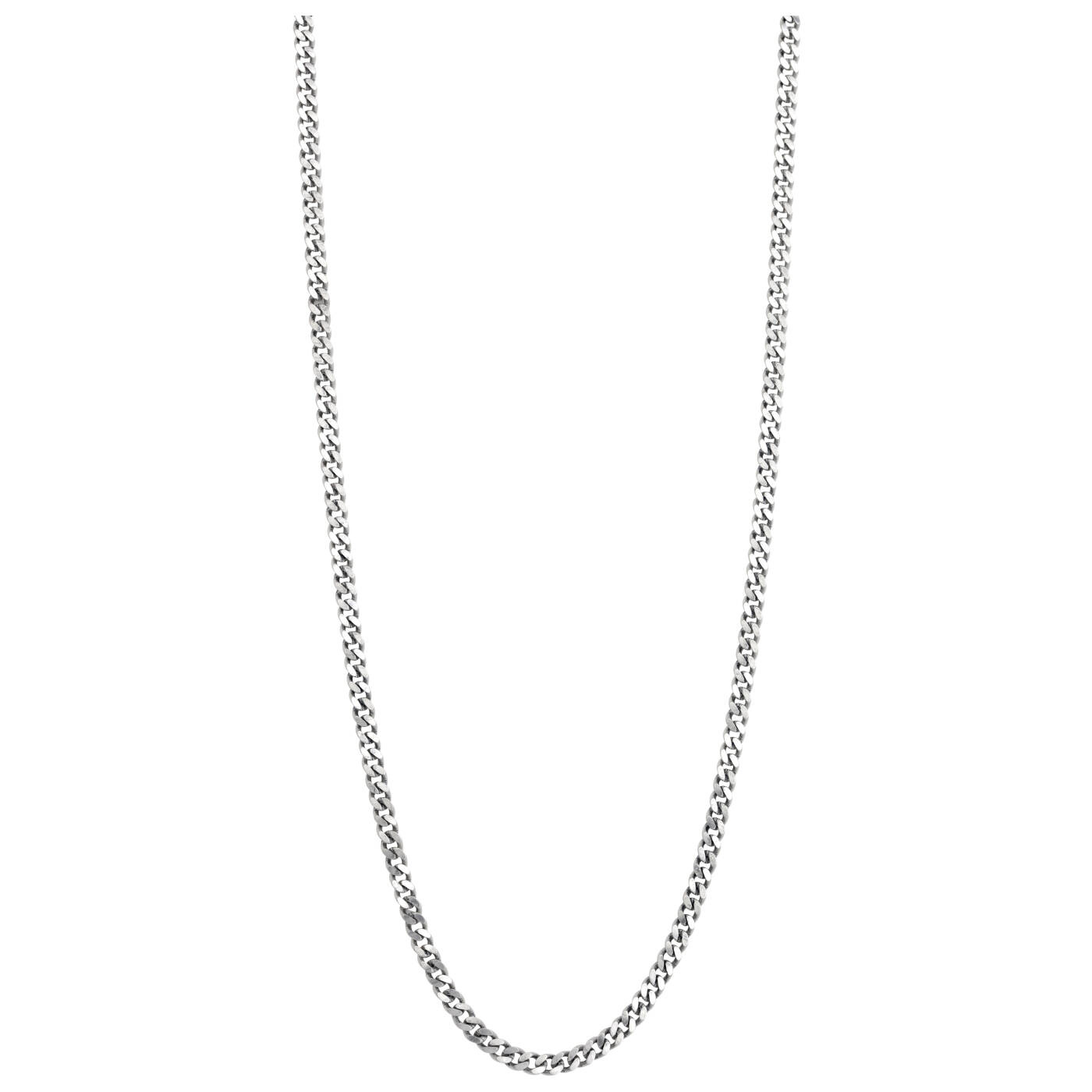 SilverNecklaces pansar. 50+5cm