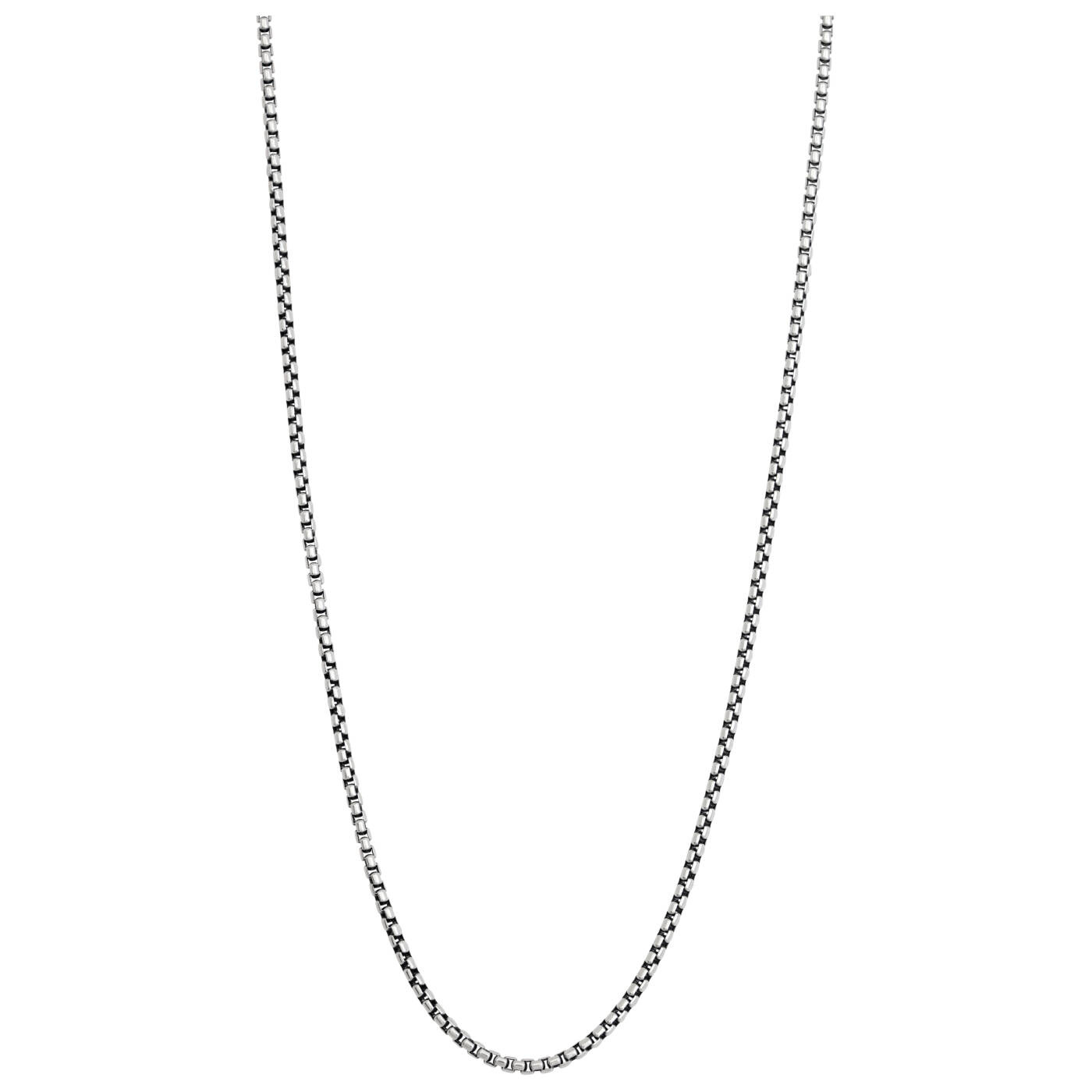 SilverNecklaces ärtlänk. 70+5cm