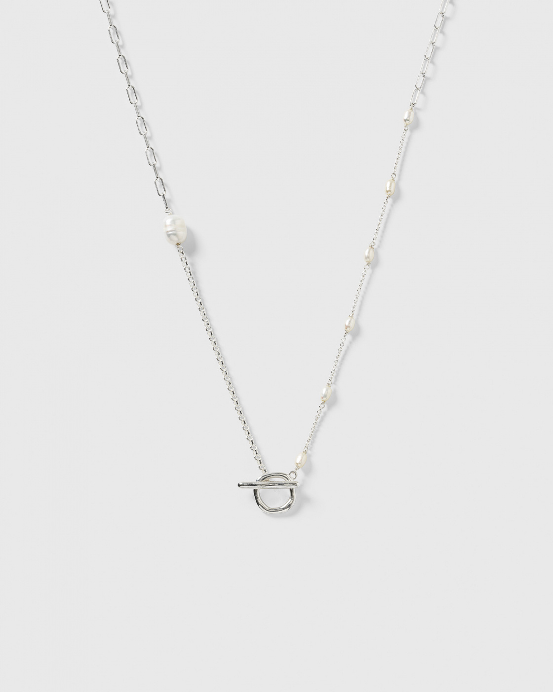 Paxton Short Necklace Silver