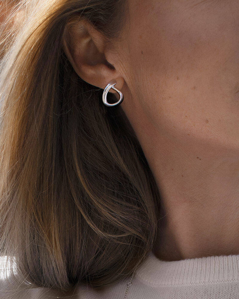 Ocean small Earring silver