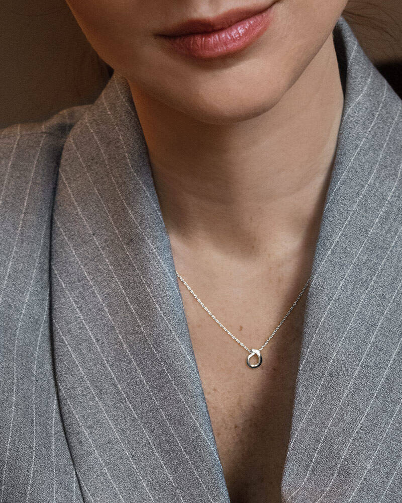 Ocean drop Necklaces silver