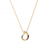 Ocean small single Necklaces Gold