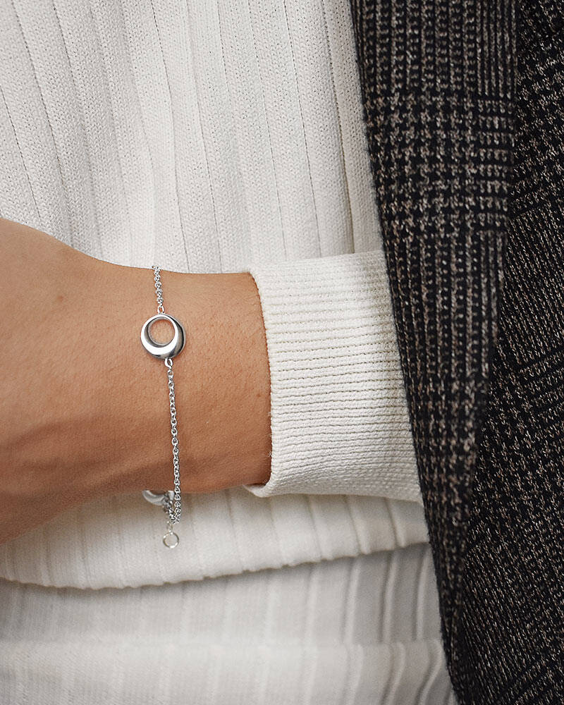 Orbit drop Bracelets silver