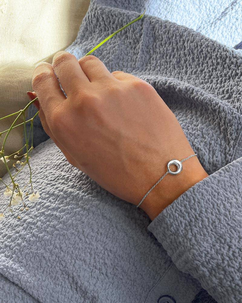 Orbit drop Bracelets silver