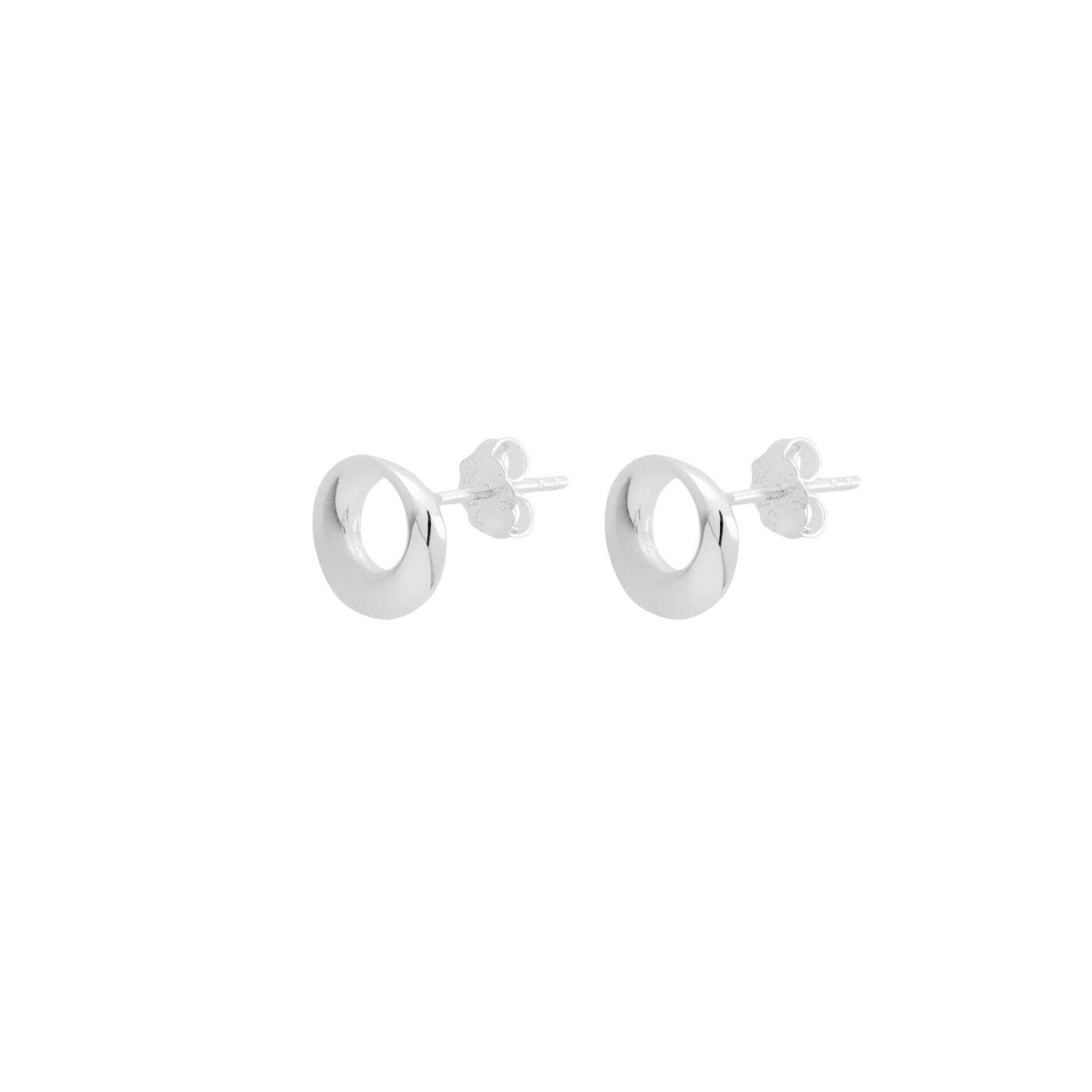 Orbit drop Earring silver