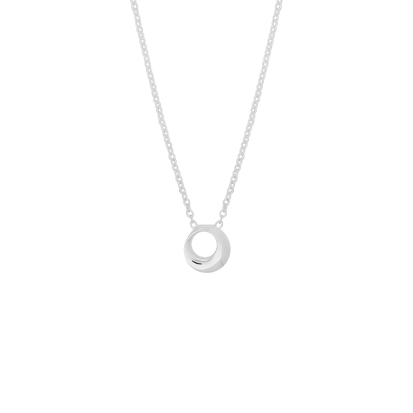 Orbit drop Necklaces silver