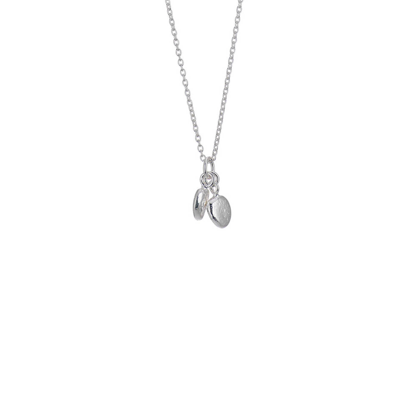 Pebbles single Necklaces silver