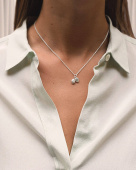 Pebbles single Necklaces silver