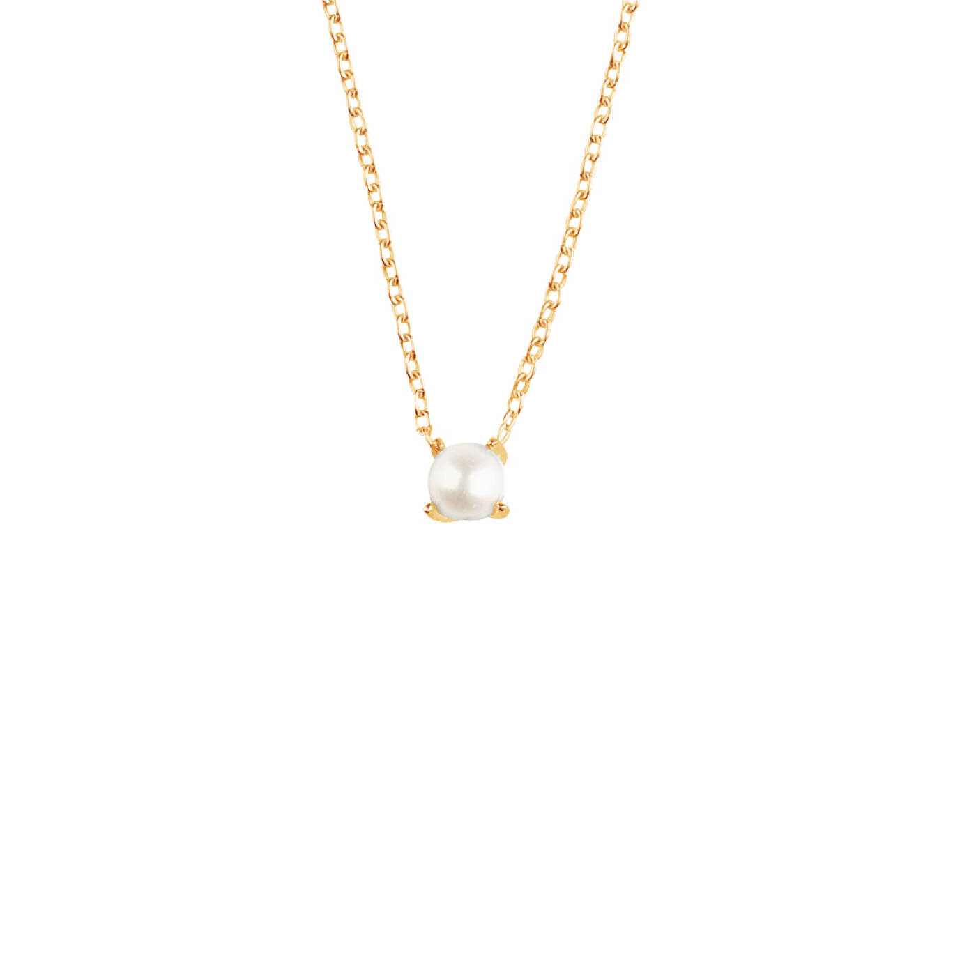 Petite Pearl Necklaces Gold