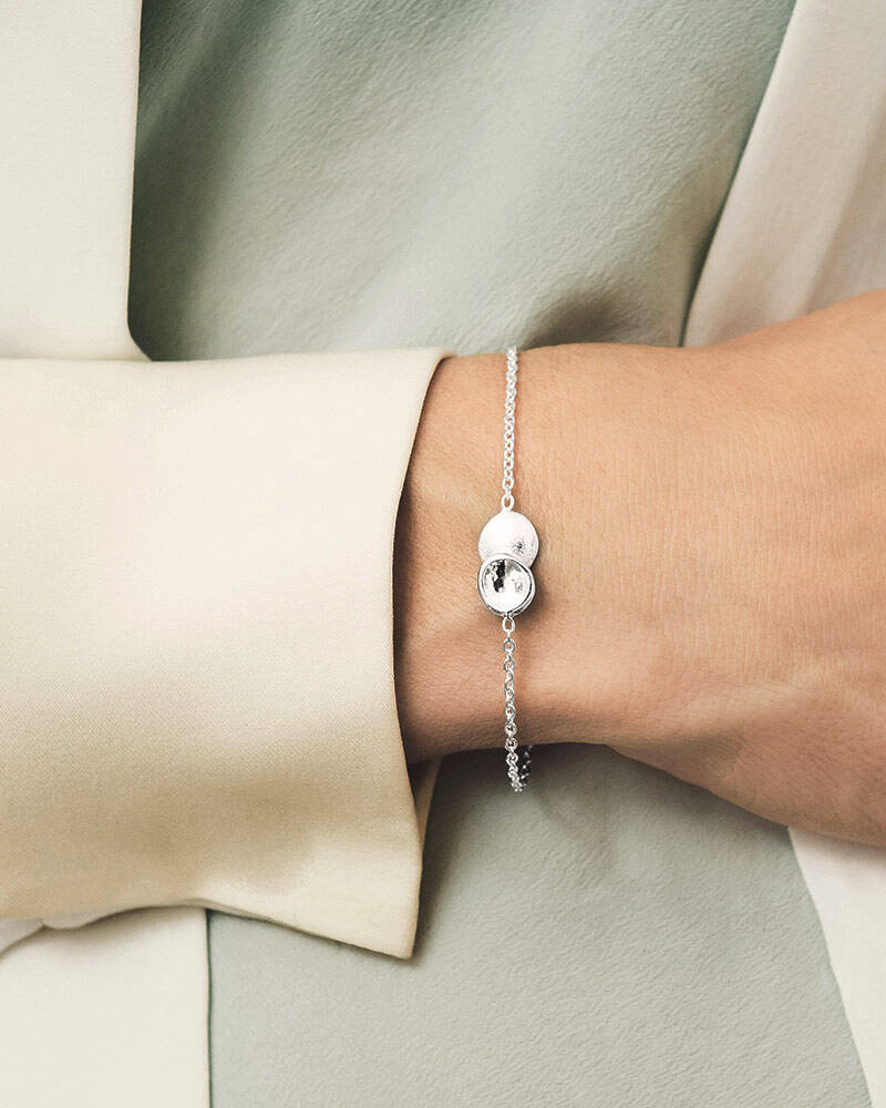 Rocky Shore medium single Bracelets silver